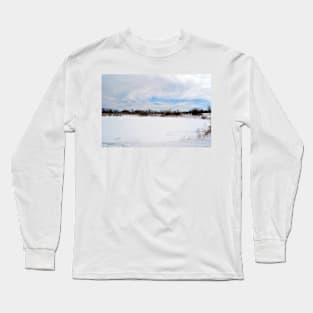 Traces of Blue Long Sleeve T-Shirt